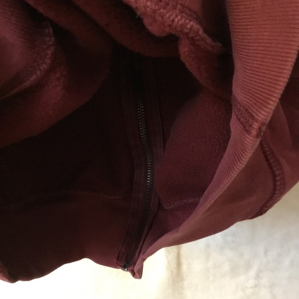 H&M Burgundy Zip-Up Hoodie - Picture 9 of 14